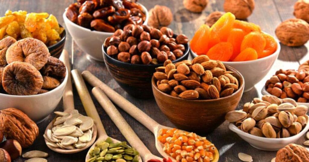 Калорії в сухофруктах