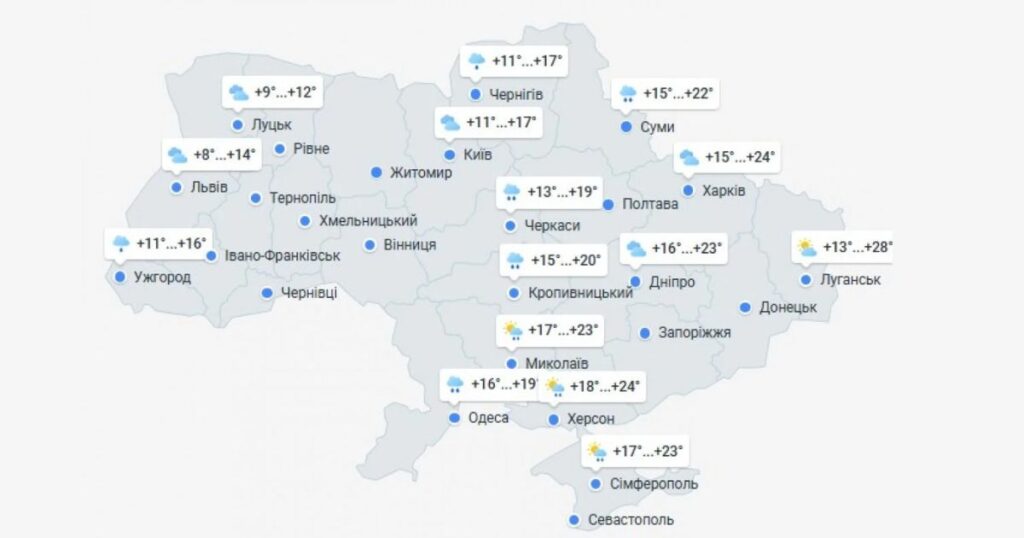 Погода в Україні – останні новини