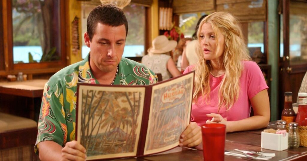 «50 перших поцілунків» (2004) - кращі романтичні фільми на осінь