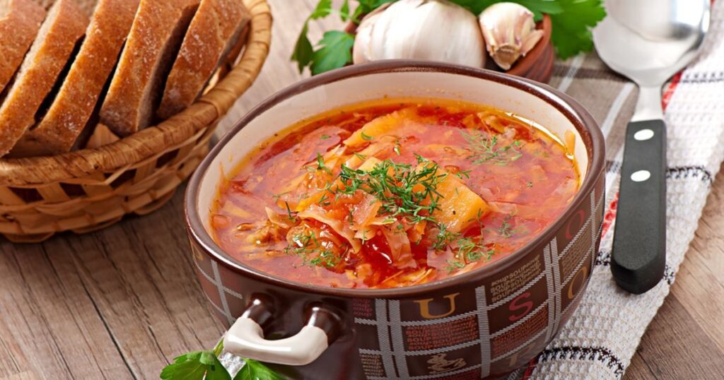 Рецепт пісного борщу на Різдво