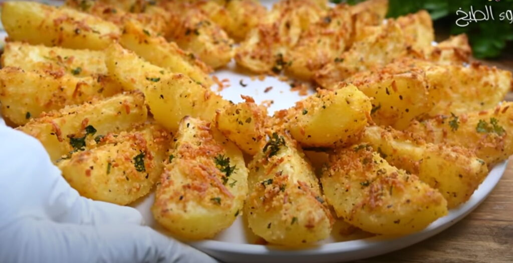Хрустка картопля з пармезаном