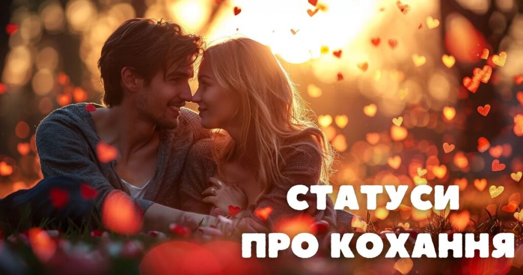 Короткі статуси про кохання