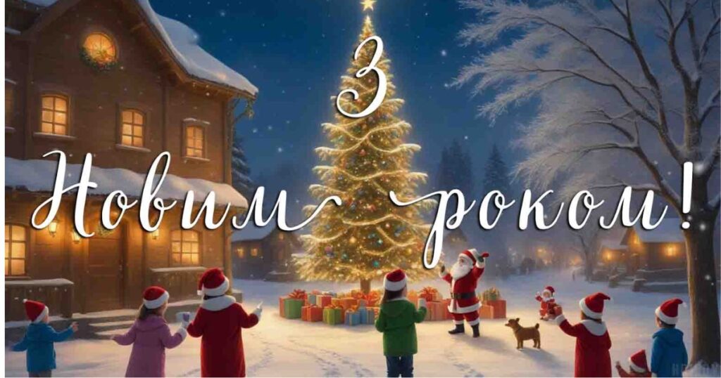 Привітання з Новим роком 2025 - картинки