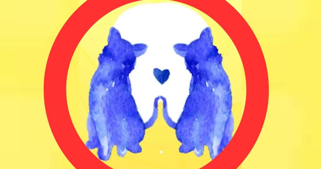 Що першим ви побачили на картинці - візуальний тест - собака