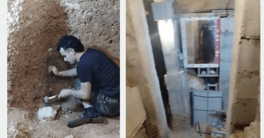 Хлопець після сварки з батьками почав рити підземний будинок: ФОТО