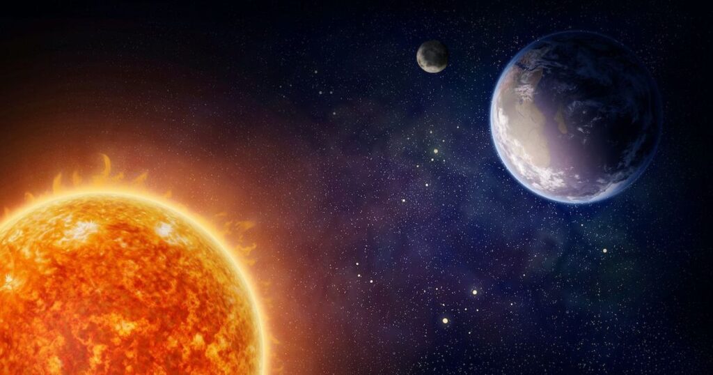 як виглядає сонце в космосі