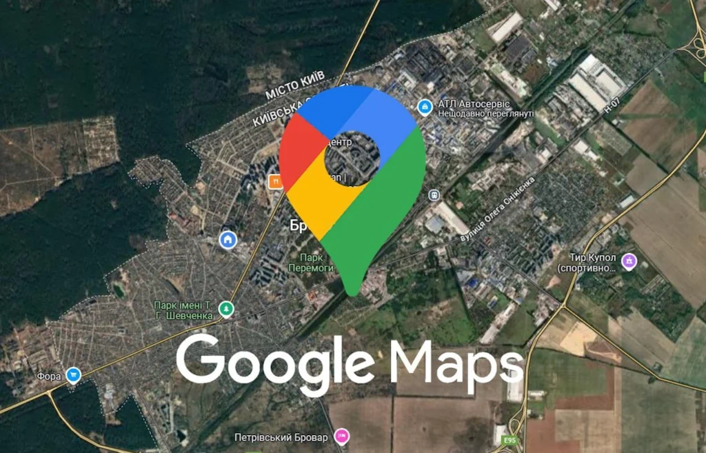 Застосунок Google Maps