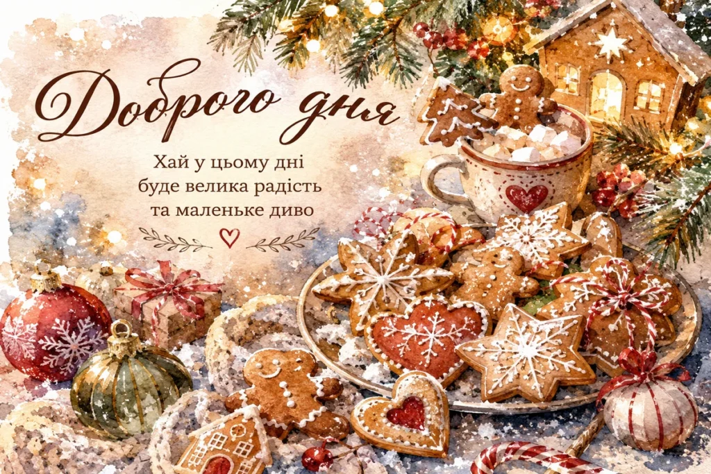 Солодкий зимовий день з присмаком імбиру