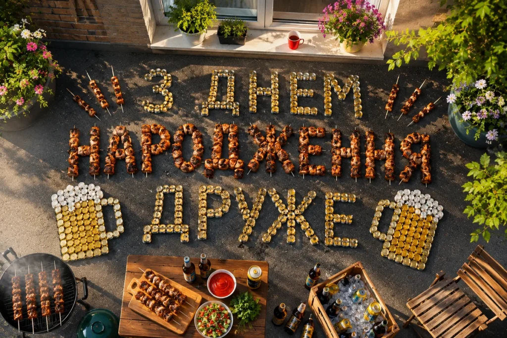 Пивно-шашличне день народження друга