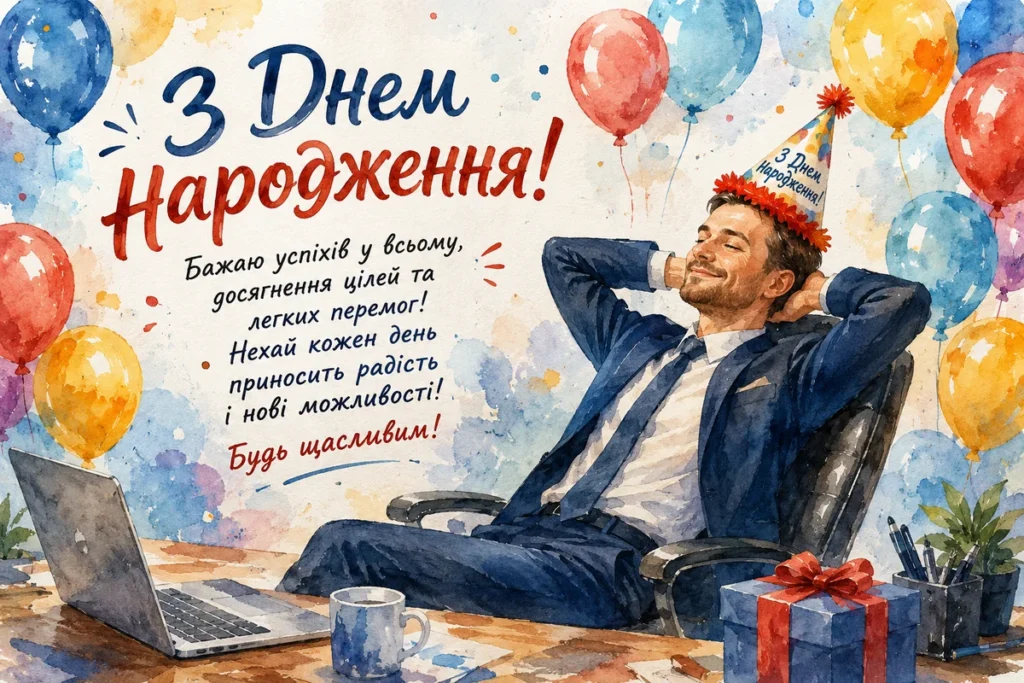 Щасливий день народження друга