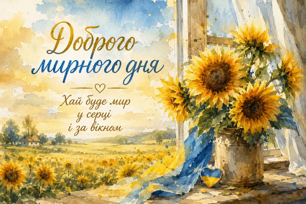 Мирний день за вікном