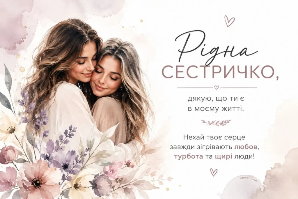 Рідні сестри обіймають одна одну
