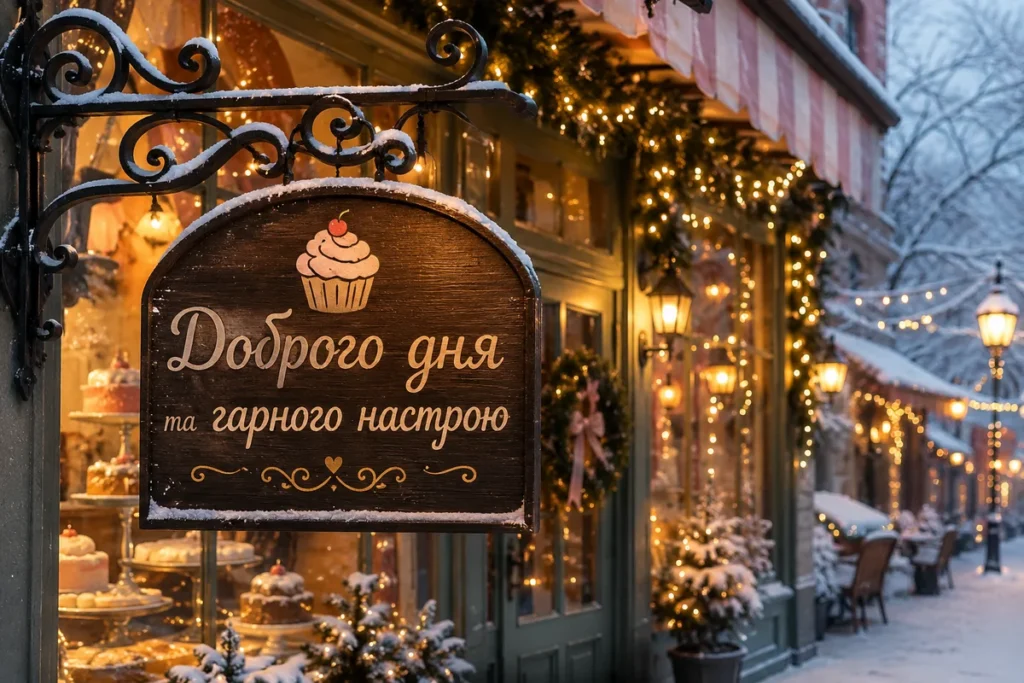 Атмосфера дуже доброго зимового дня