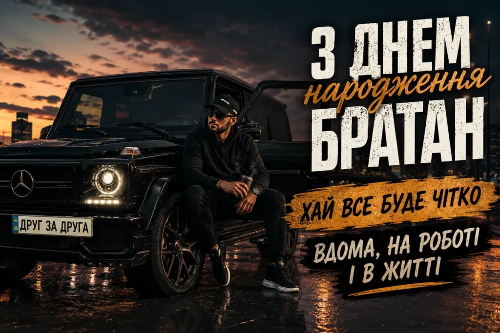 Найкращому братану від друга