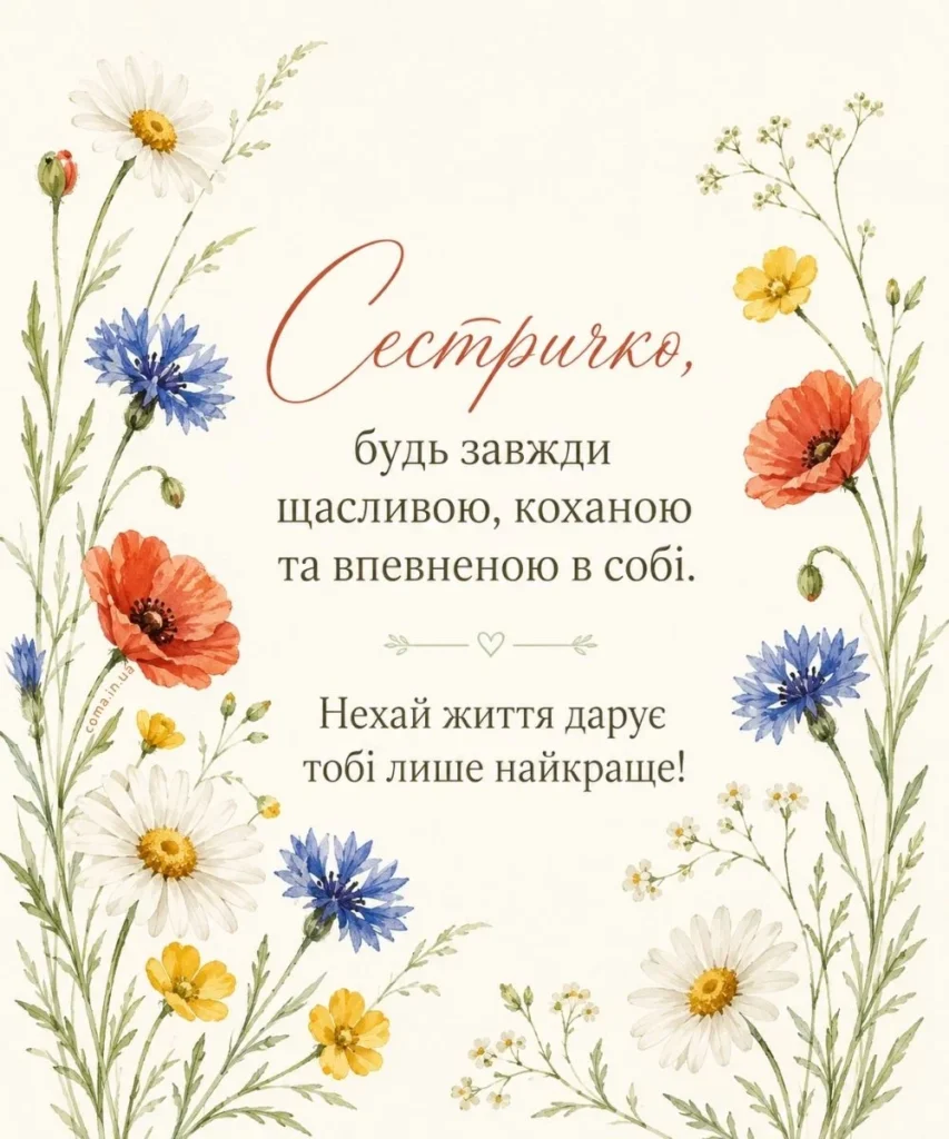 Картинка з польовими квітами