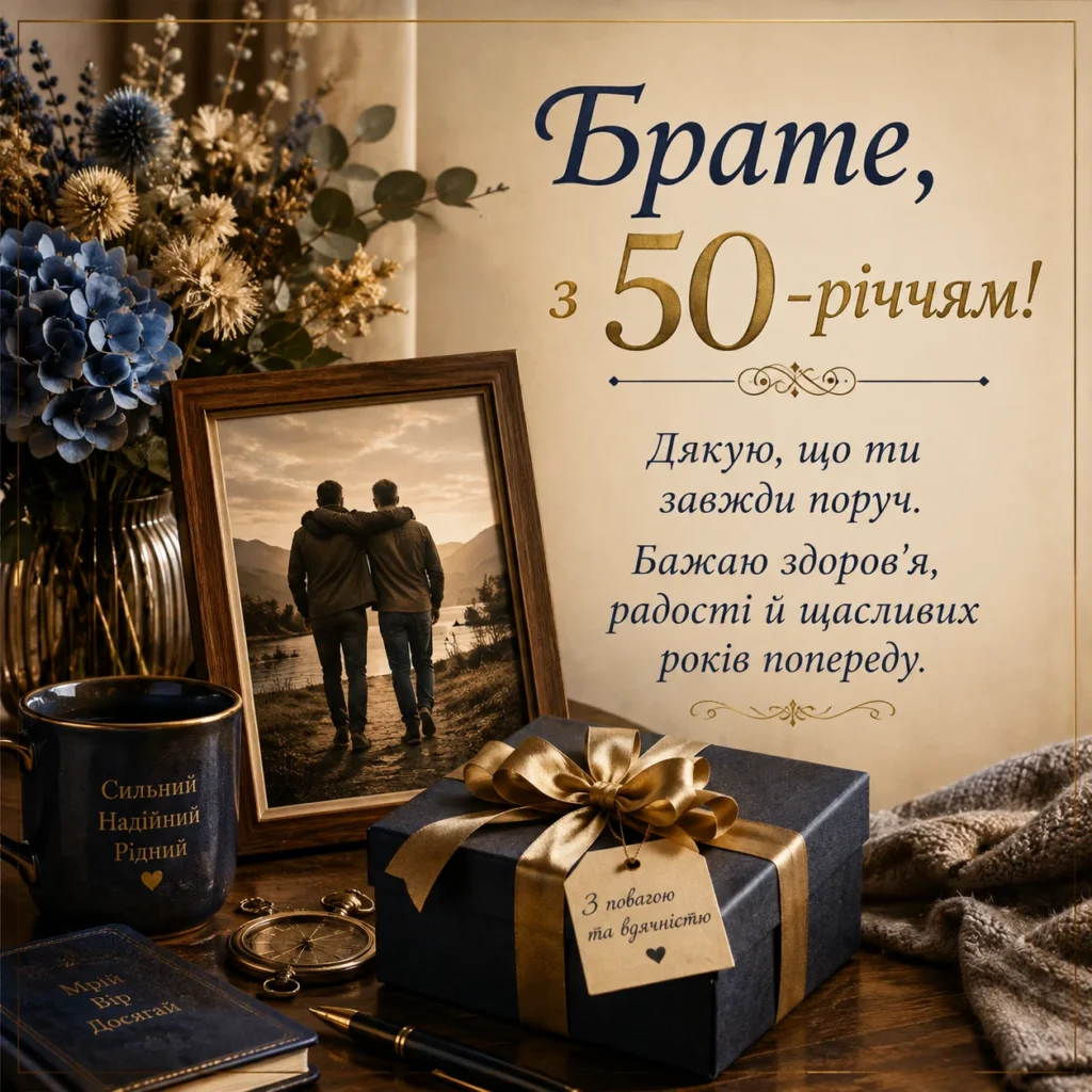 картинка братові з 50-річчям