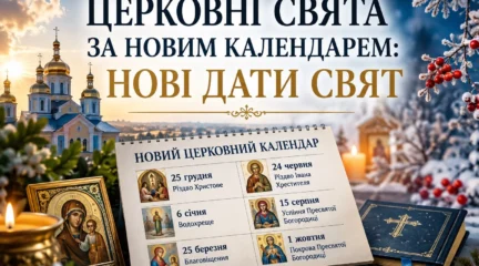 Реформа церковного календаря посунула дати багатьох православних свят, і ми розглянемо, яких саме 