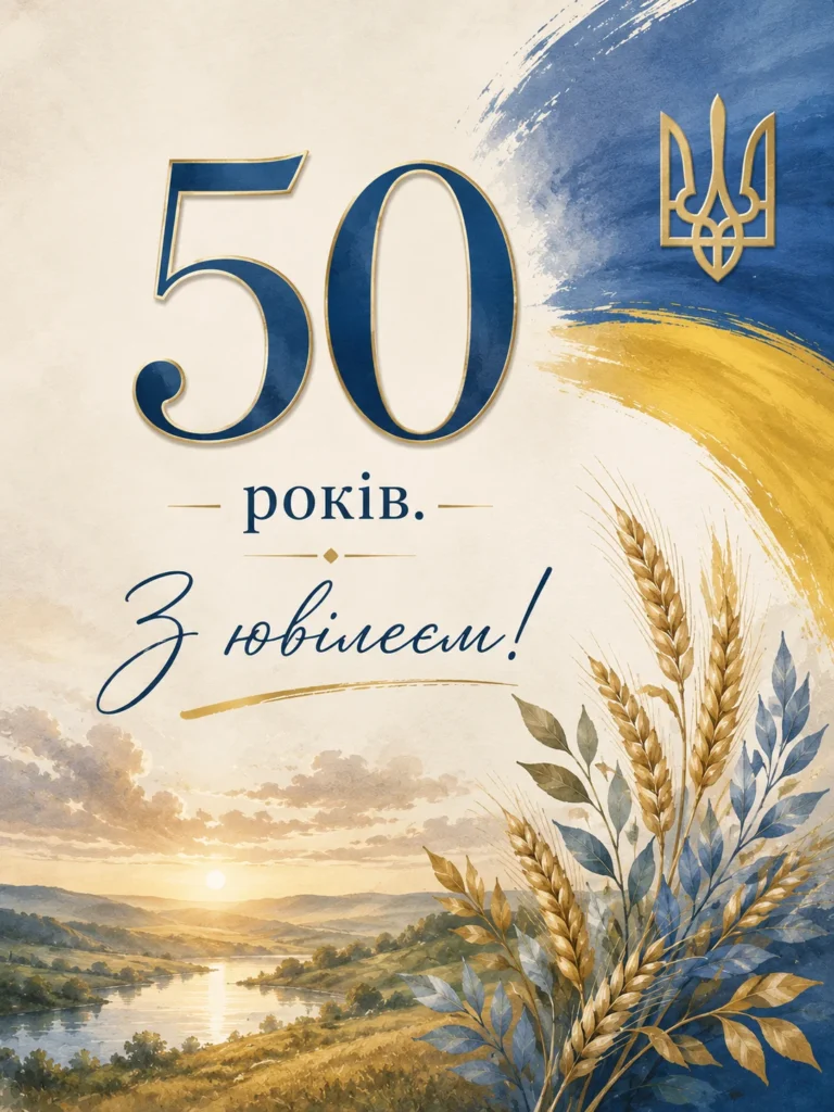 картинка на 50 років в українському стилі