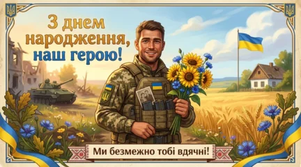 Листівка для захисника