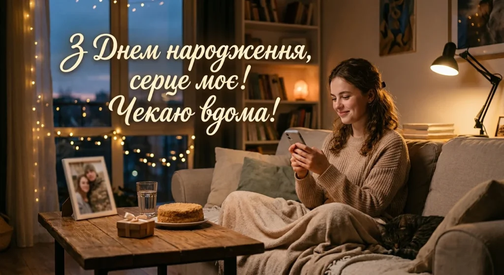 Привітання захиснику від дружини