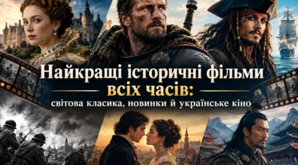 Найкращі фільми про різні історичні епохи: від Середньовіччя до сучасності, світова класика та українські стрічки