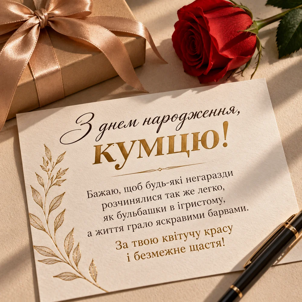 Лист до куми