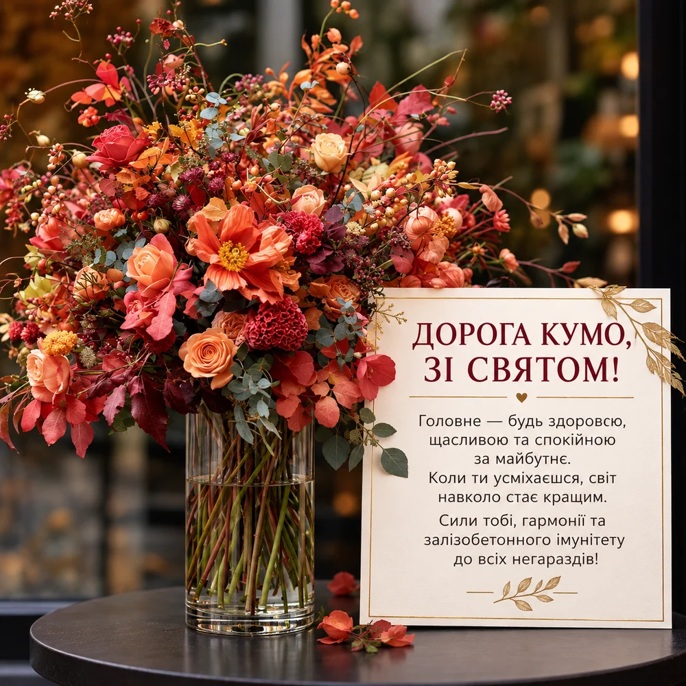 Барви осені для куми