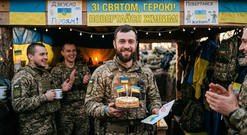 Захисник з тортом